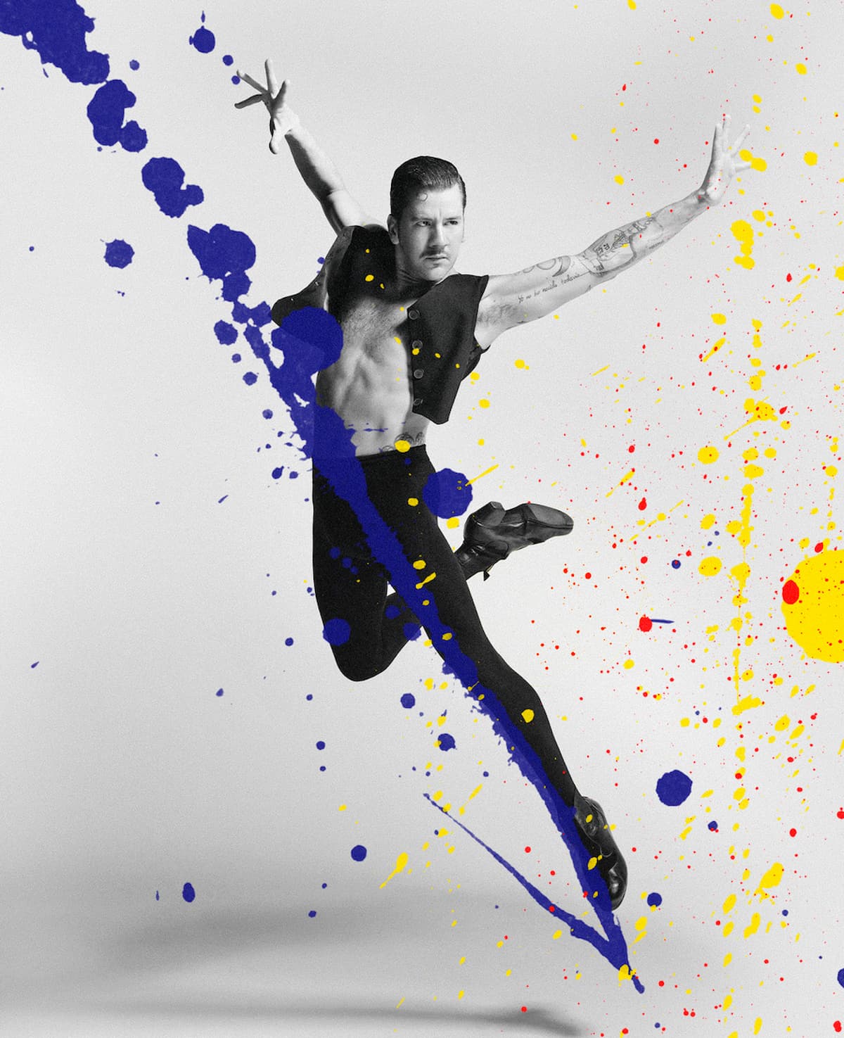 José Maldonado convierte el movimiento flamenco en materia pictórica con ‘Guacamayo’